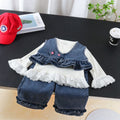 Cowboy vest three piece set