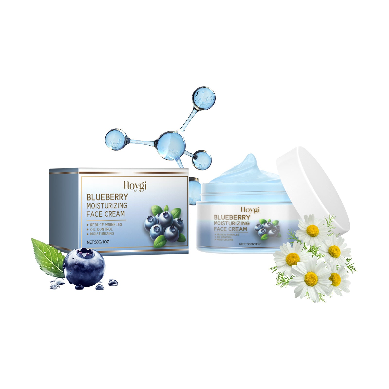 HOYGI Blueberry Facial Care Facial Skin Deep