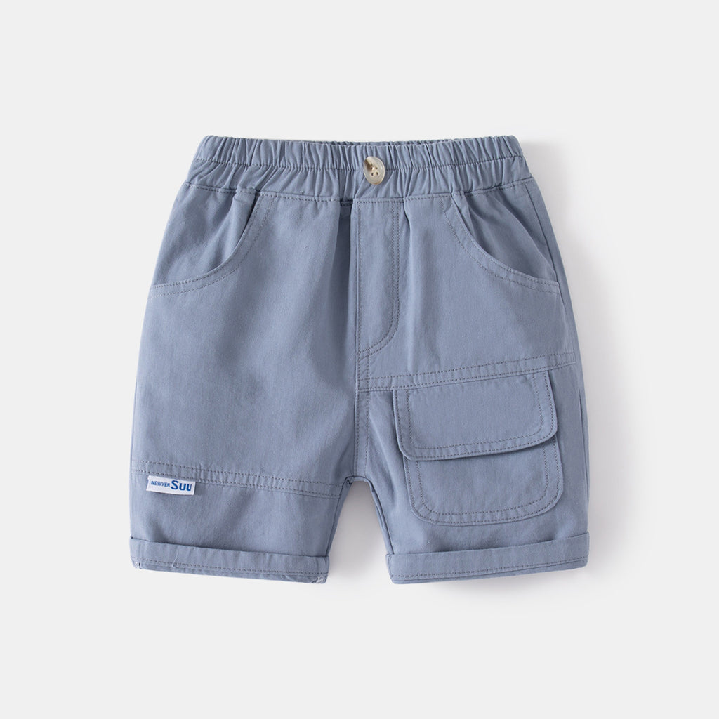 Casual Khaki Five-Point Pants