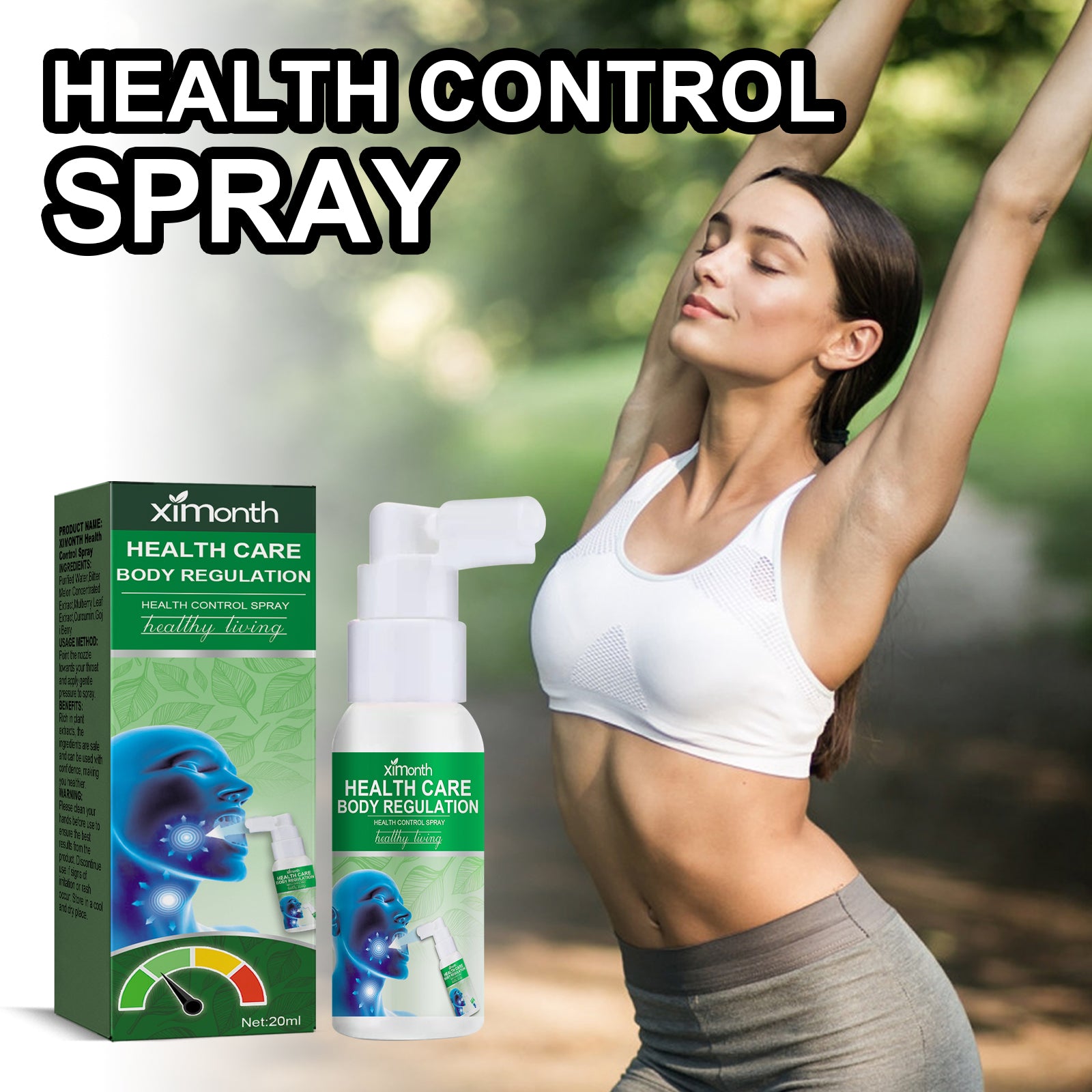 Health Control Spray, Relieve Dizziness