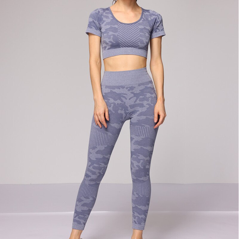 Women Seamless Yoga Set Gym Clothing