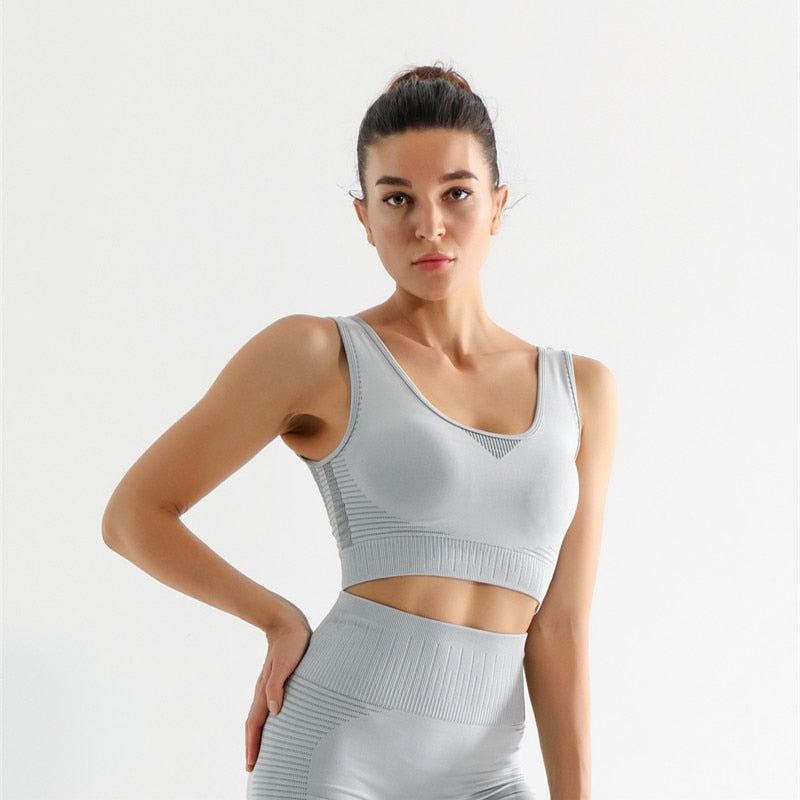 Women Push Up Bra New Workout Fitness