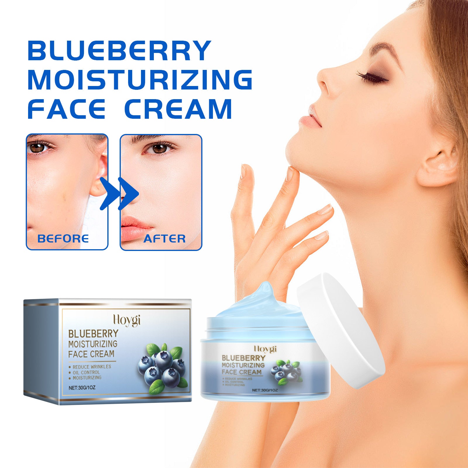 HOYGI Blueberry Facial Care Facial Skin Deep