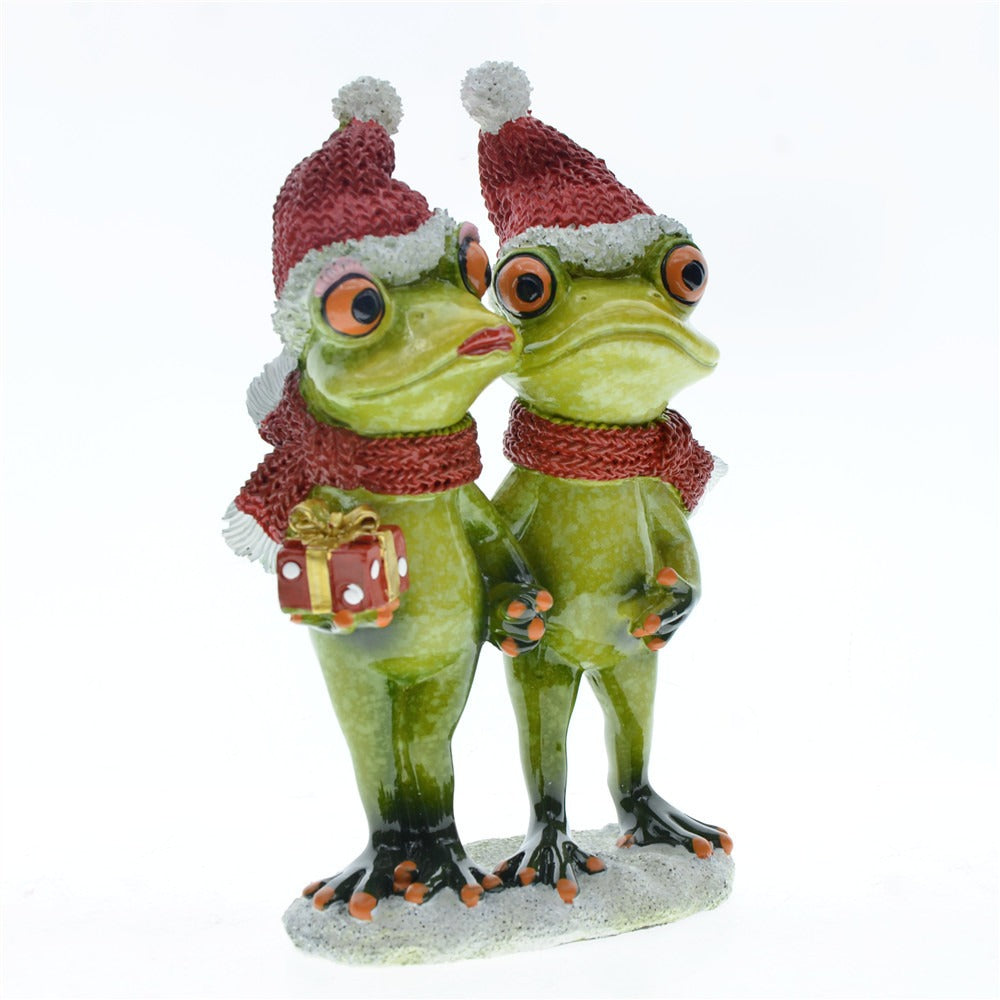 Home Decoration Couple Frog Resin Craft Decoration