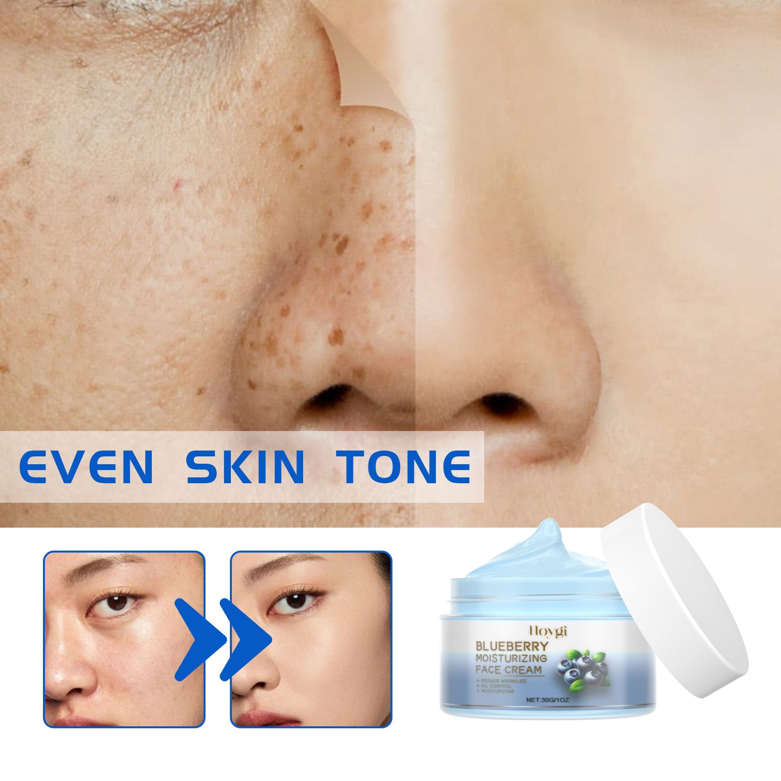 HOYGI Blueberry Facial Care Facial Skin Deep