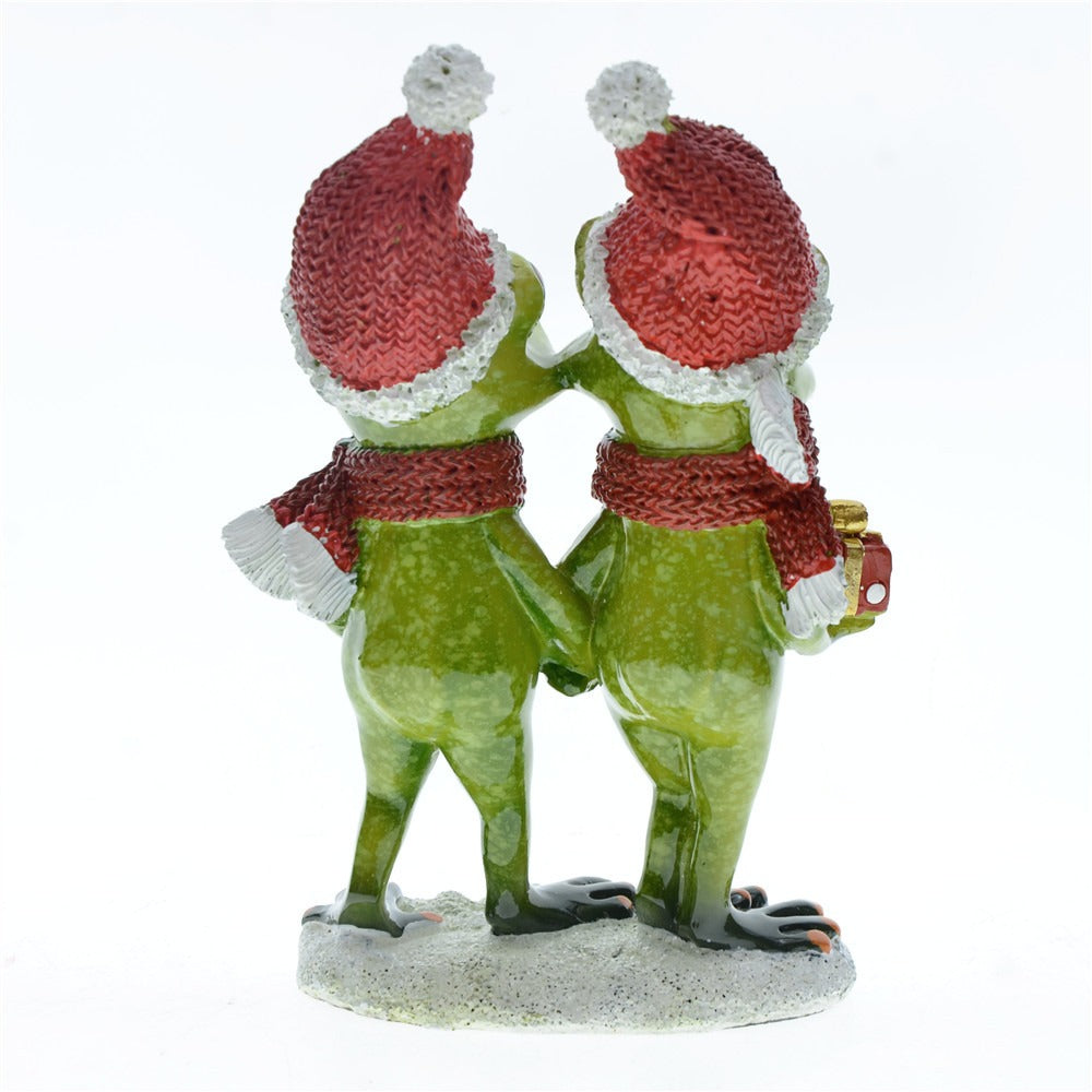 Home Decoration Couple Frog Resin Craft Decoration