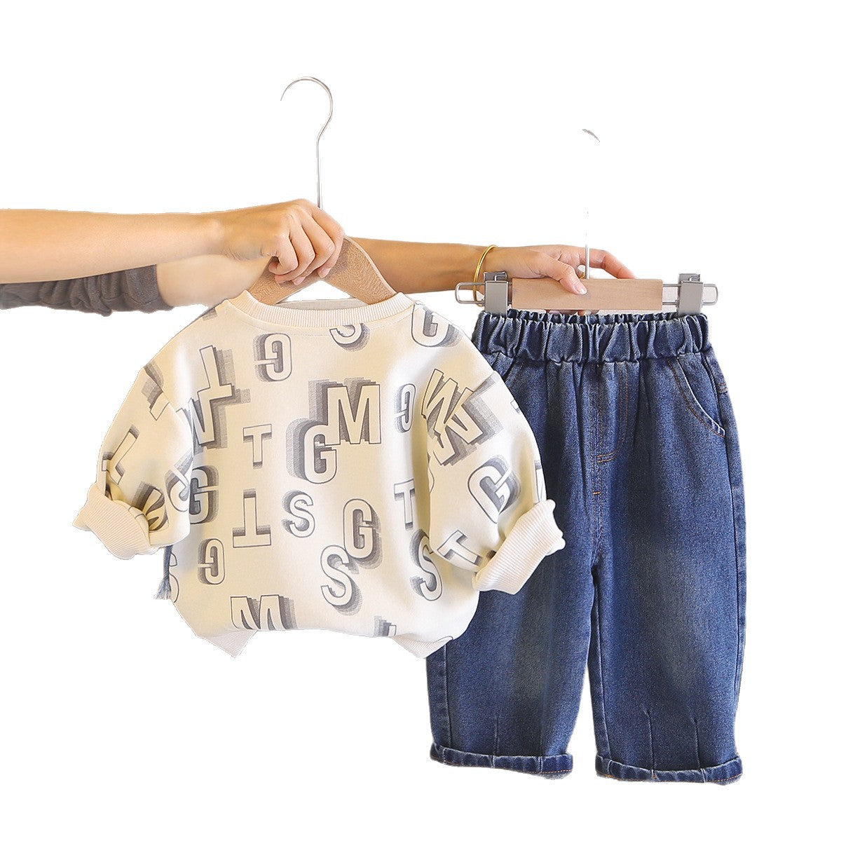 Spring and Autumn Round Neck Hoodie