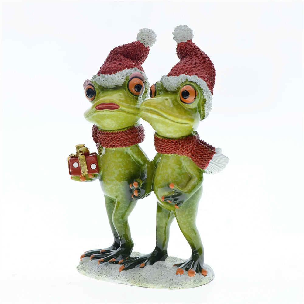 Home Decoration Couple Frog Resin Craft Decoration