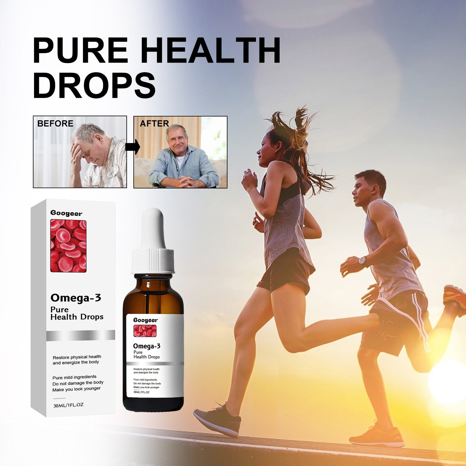 Omega-3 Pure Health Drops,