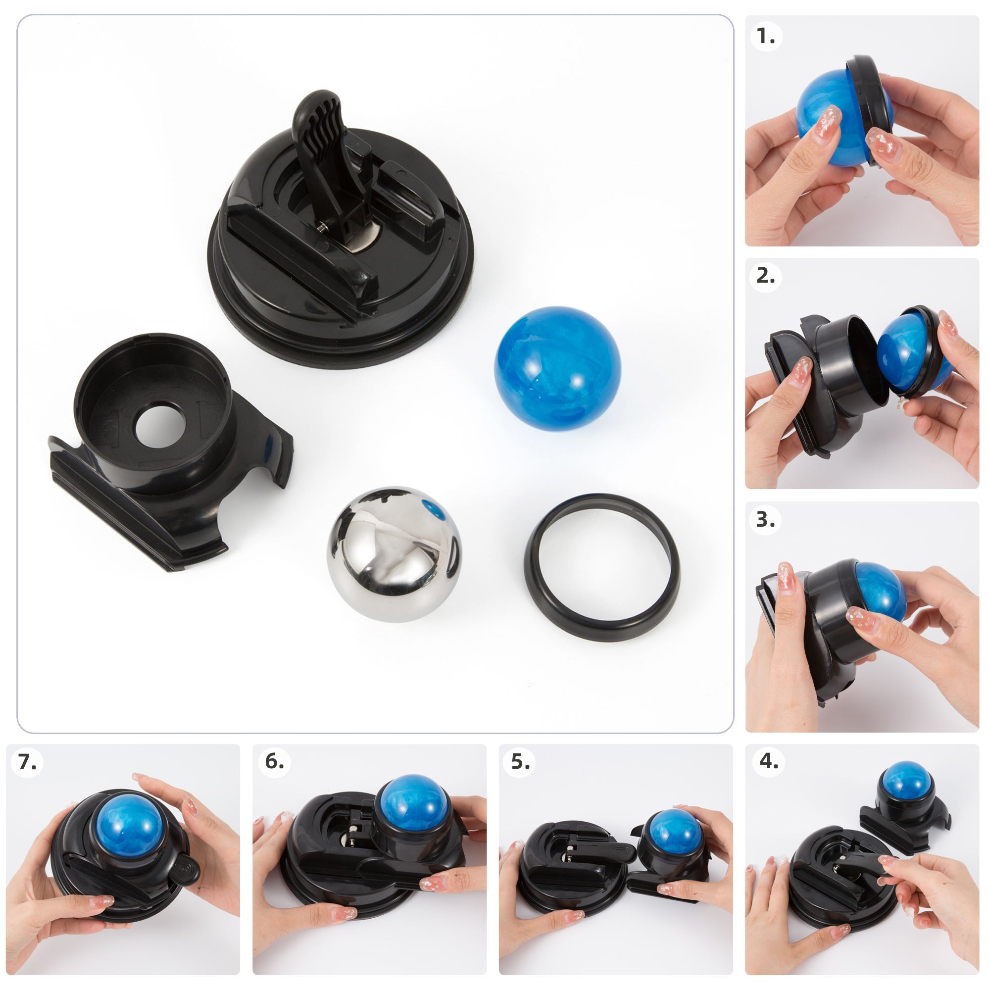 New Mountable Cold Massage Roller ball