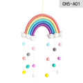Ins Decoration Nordic Style Home Decoration Children's Room Decoration Pendant Weaving Cloud Rainbow Decoration Mural Decoration