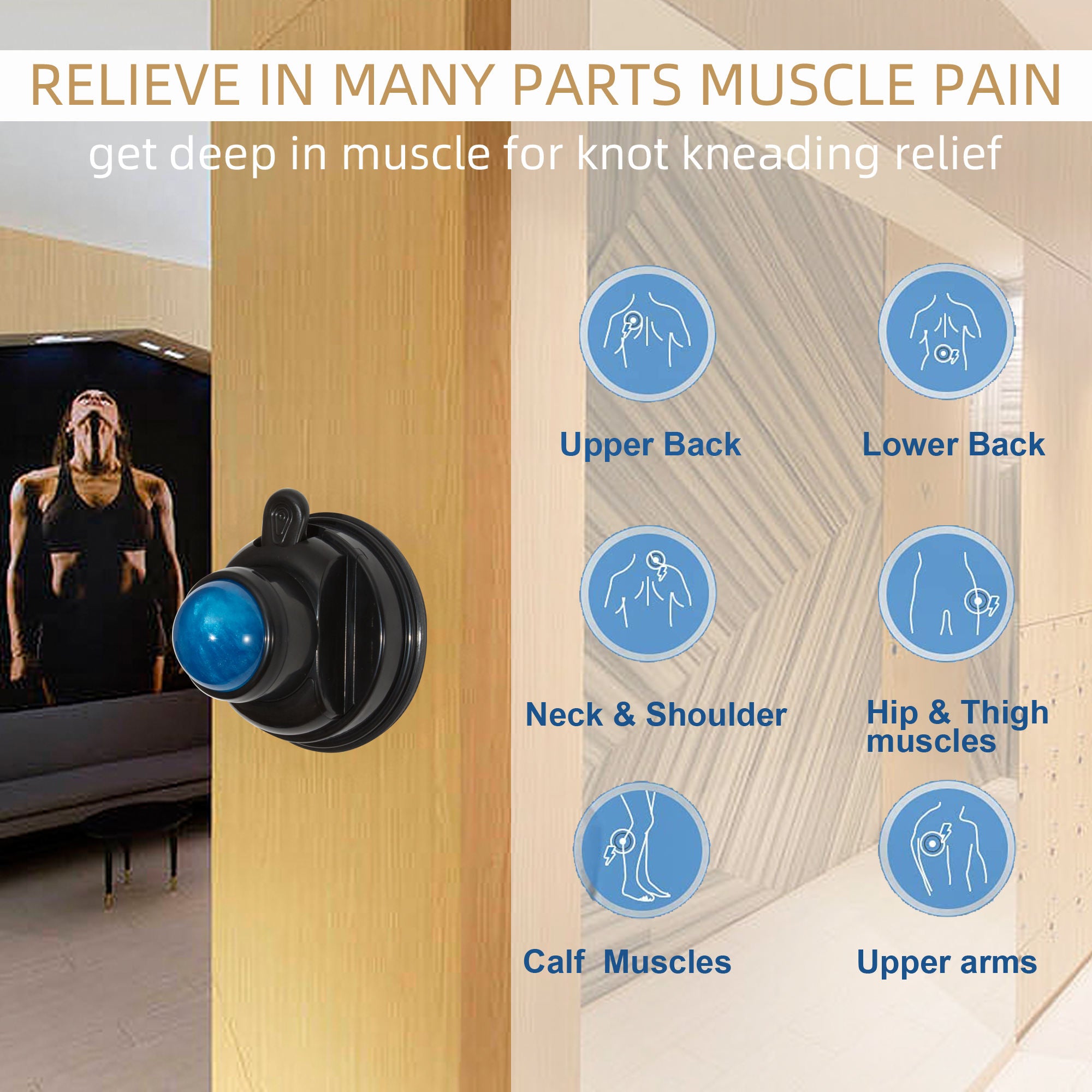New Mountable Cold Massage Roller ball